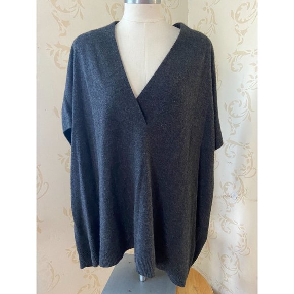 Ladies Large Vince Cashmere Blend Gray Sweater - Picture 1 of 4